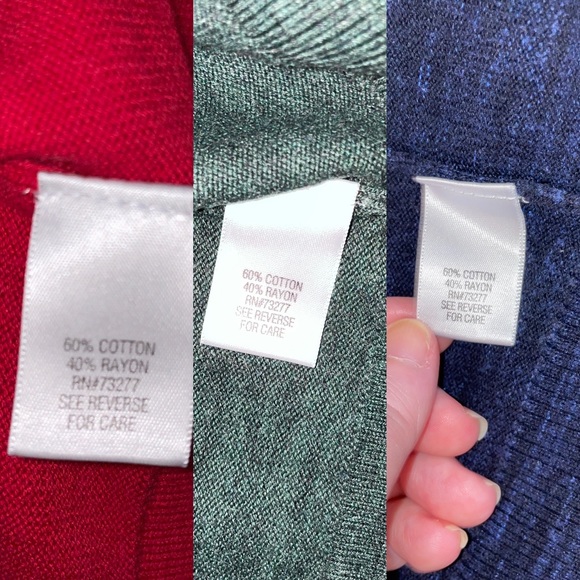 Croft & Barrow Cardigan ❤️💙💚 - Picture 14 of 14